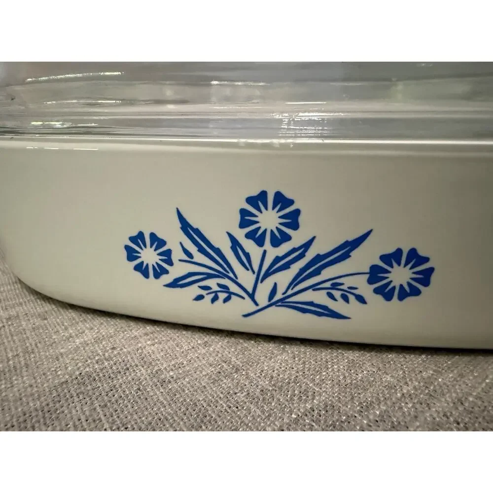 Vintage Corning Ware A-10-B Blue Cornflower 10